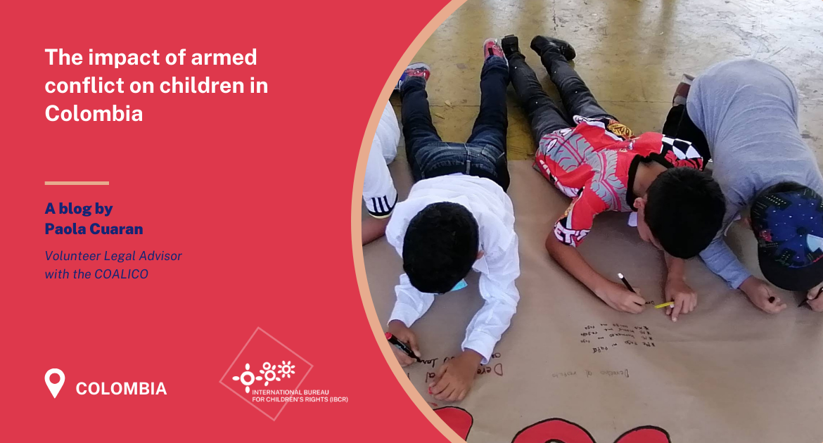 impact of armed conflict on children Colombia
